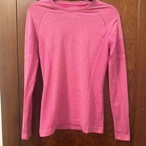 Pink Long Sleeve Athletic Top